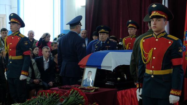 Похороны Героя РФ Александра Прохоренко, погибшего в Сирии