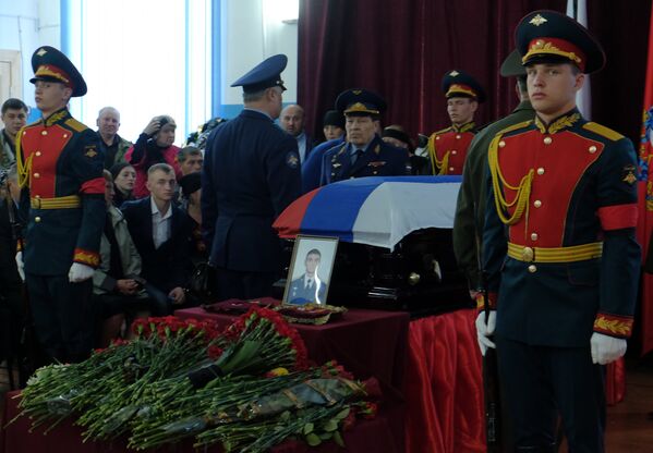Похороны Героя РФ Александра Прохоренко, погибшего в Сирии