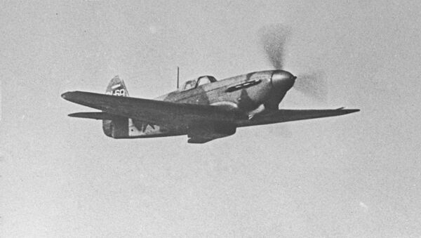 Истребитель Як-3 в полете