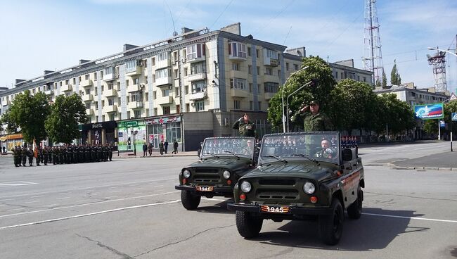 Репетиция Парада Победы в ЛНР