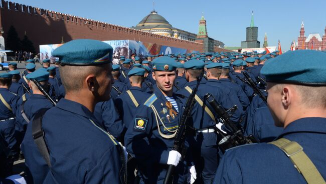 Генеральная репетиция военного парада Победы. Архивное фото