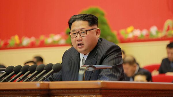 Ким Чен Ын на съезде Трудовой партии Кореи, 7 мая 2016