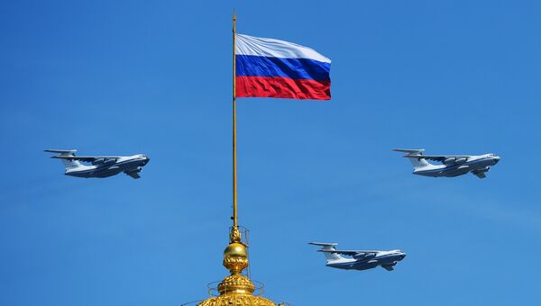 Транспортные самолеты Ил-76МД, архивное фото