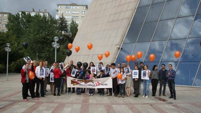 Акция Бессмертный полк в Анкаре