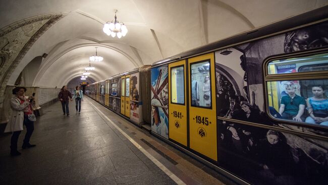 Поезд метро. Архивное фото