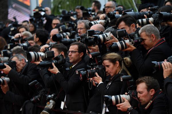 Фотографы на церемонии открытия 69-го Каннского кинофестиваля
