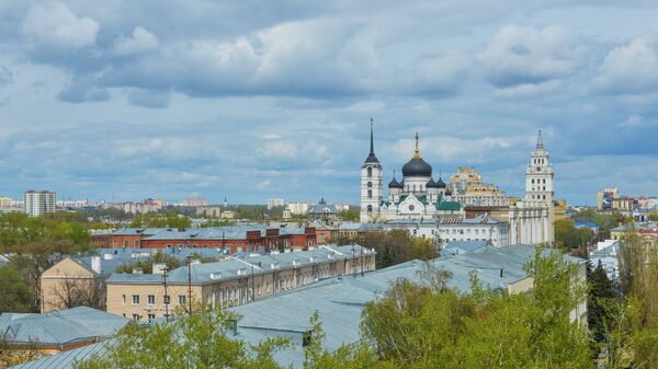 Вид на центральную часть города Воронеж