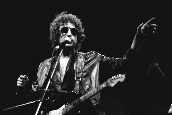 Американский певец Боб Дилан. 24 июня 1981 года