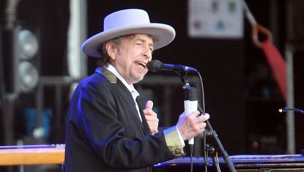 Американский певец Боб Дилан. Архивное фото