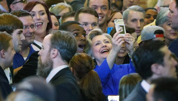 Предвыборное ралли кандидата в президенты США Хиллари Клинтон в штате Кентукки. Архивное фото