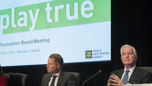Глава WADA Крейг Риди на совещании агентства в Монреале. Архивное фото