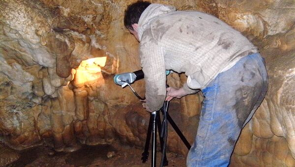 Пещера Мендерхёле, где были найдены единственные в Германии наскальные рисунки