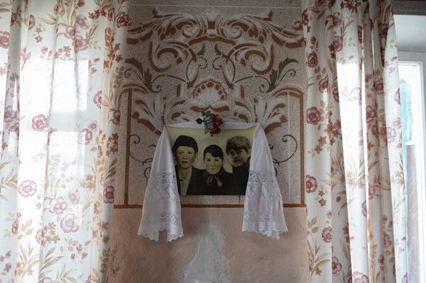 Комната в доме потомков духоборцев в селе Гореловка в Грузии