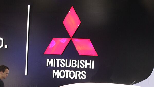 Стенд компании Mitsubishi Motors. Архивное фото