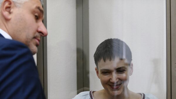 Украинская летчица Надежда Савченко и адвокат Марк Фейгин