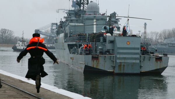 Сторожевой корабль Балтийского флота Неустрашимый. Архивное фото