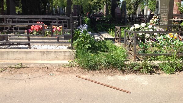 Массовая драка на Хованском кладбище в Москве