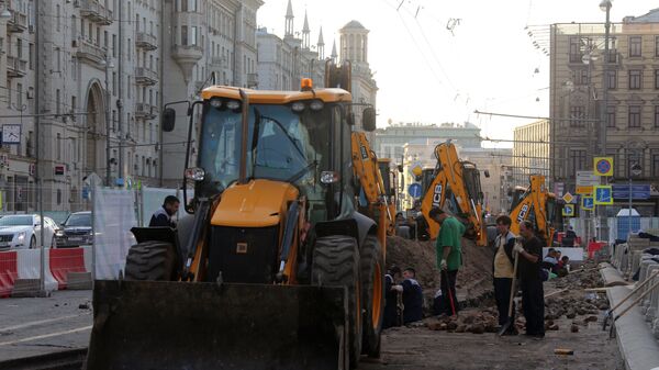 Реконструкция улицы в Москве