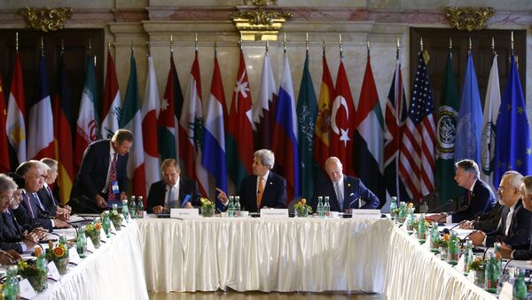Переговоры по Сирии в Вене, Австрия. Архивное фото