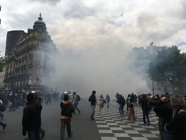 Беспорядки в Париже. 17 мая 2016
