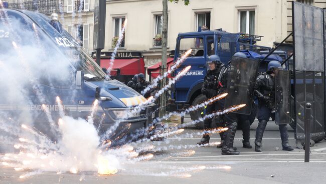 Беспорядки в Париже. 17 мая 2016