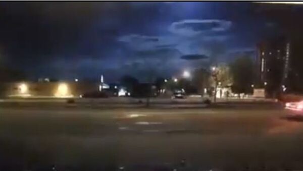 Полицейский из штата Мэн в США заснял падение метеорита