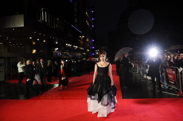 Британская актриса Хелена Бонэм Картер в Лондоне, 2012 год
