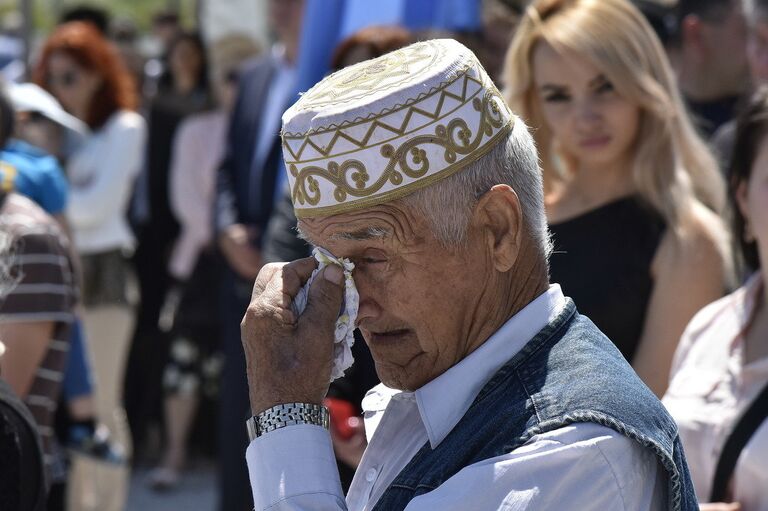 Открытие первой очереди мемориала жертвам депортации в Бахчисарайском районе Открытие первой очереди мемориала жертвам депортации в Бахчисарайском районе