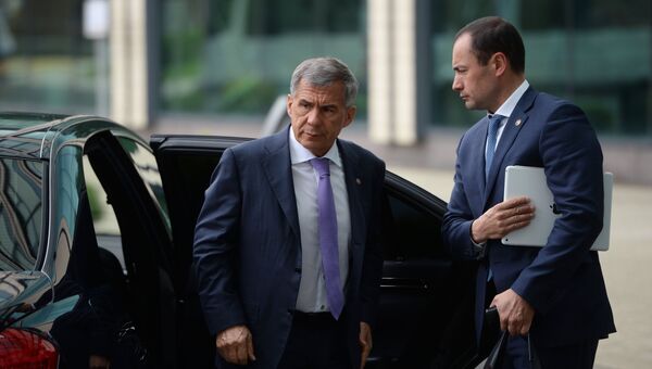 Президент Республики Татарстан Рустам Минниханов прибыл на деловой форум АСЕАН