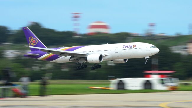 Самолет авиакомпании Thai Airways. Архивное фото