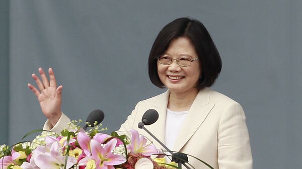 Глава администрации Тайваня Цай Инвэнь. 20 мая 2016