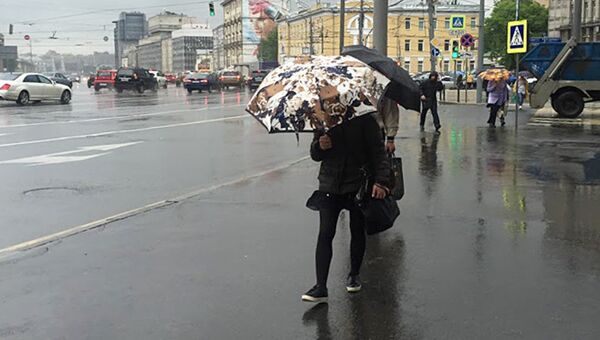 Дождь в Москве. 20 мая 2016