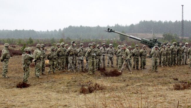 Военные учения НАТО Operation Summer Shield на полигоне Адажи в Латвии. Архивное фото
