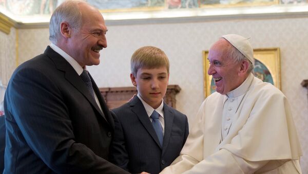 Встреча Папы Римского и Александра Лукашенко