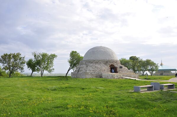Северный мавзолей, в котором расположены древние могилы булгарской знати