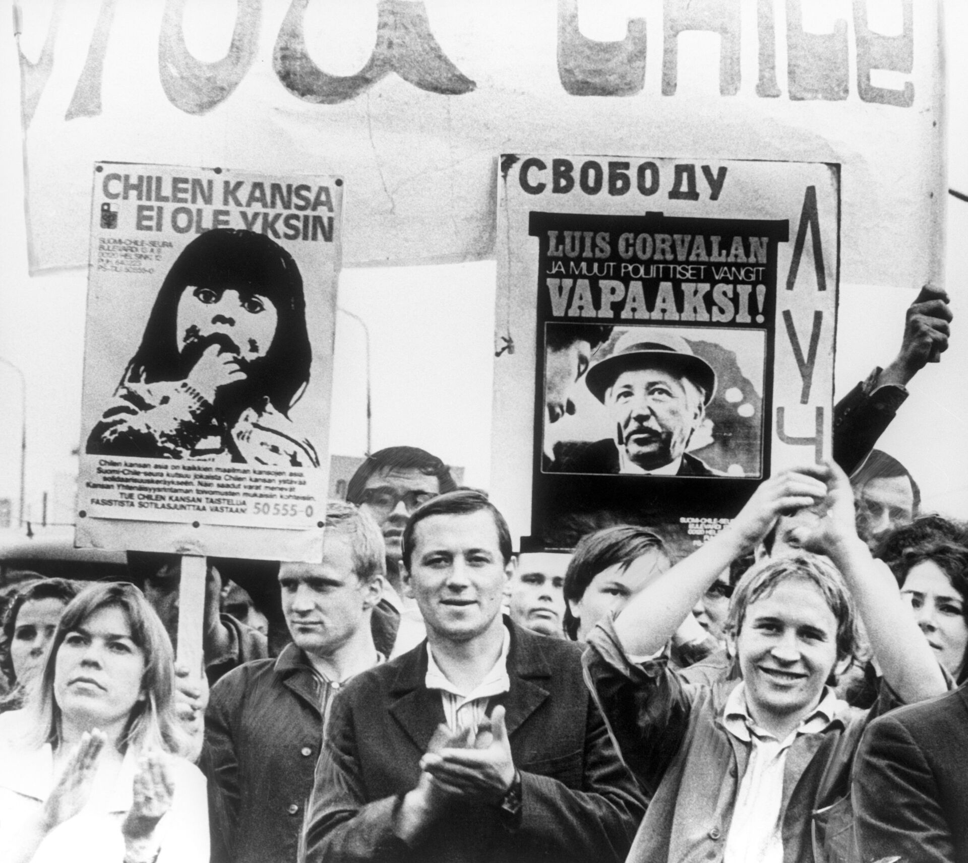 Митинг в поддержку Луиса Корвалана - РИА Новости, 1920, 17.12.2020