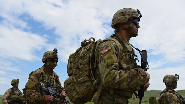 Солдаты армии США на учениях. Архивное фото