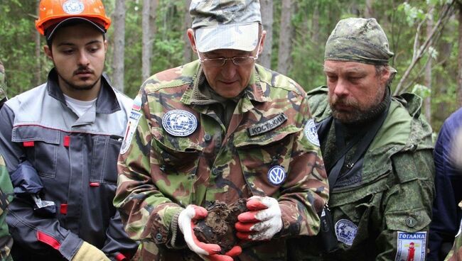 Поисковая группа РГО обнаружила обломки самолета Пе-2 на острове Большой Тютерс