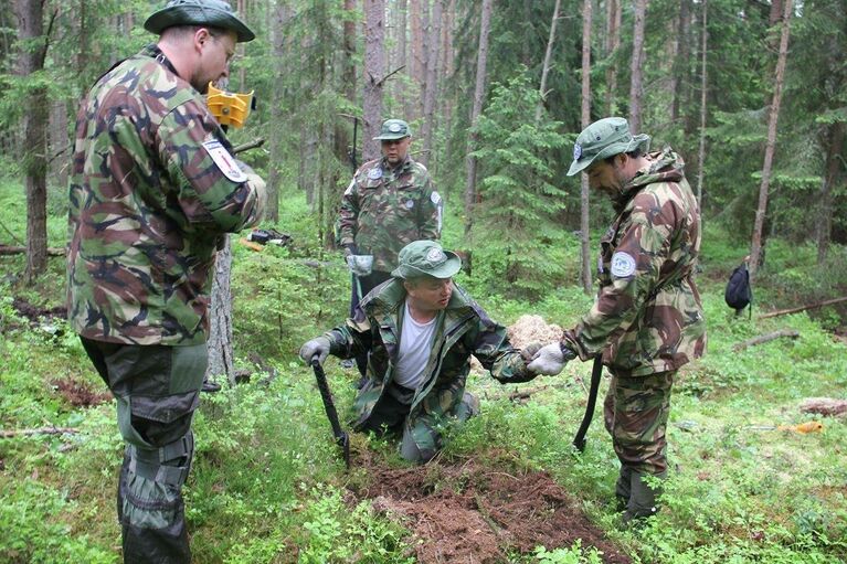 Поисковая группа РГО обнаружила остатки самолета Пе-2 на острове Большой Тютерс