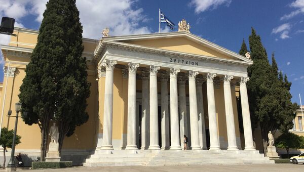 Дворец Заппион. Афины, Греция. Архивное фото
