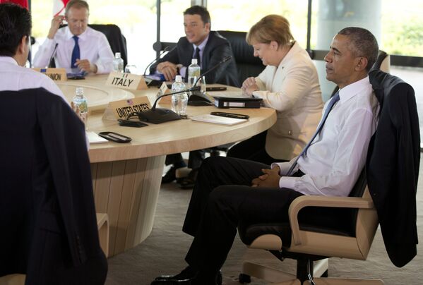 Президент США Барак Обама на саммите G7 в Сима, Япония. 27 мая 2016