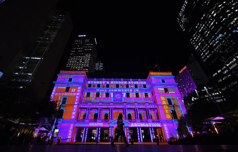 Фестиваль света в Vivid Sydney в Австралии