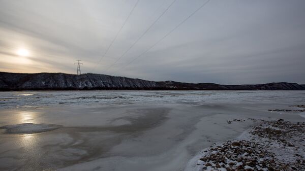 Река Амур зимой. Архивное фото