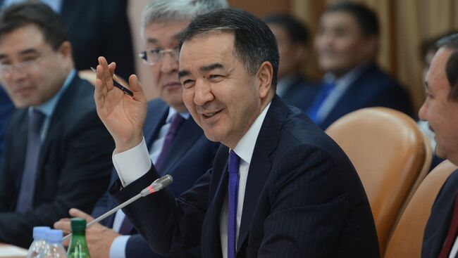 Премьер-министр Казахстана Бакытжан Сагинтаев. Архивное фото
