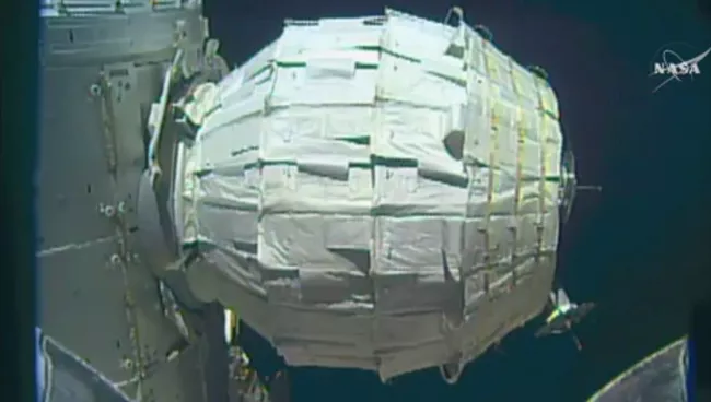 Надувной мобильный модуль BEAM на МКС. Архивное фото