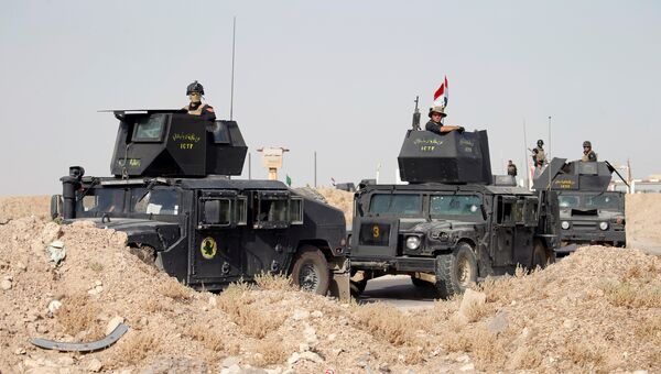 Иракские элитные подразделения по борьбе с терроризмом в окрестностях города Эль-Фаллуджа. Архивное фото