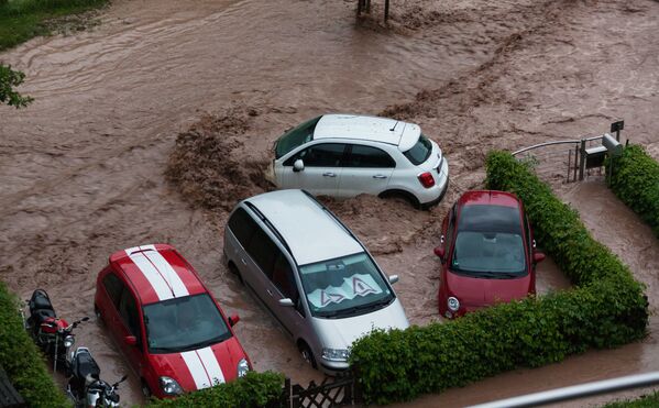Наводнение в Баден-Вюртемберге на юге Германии