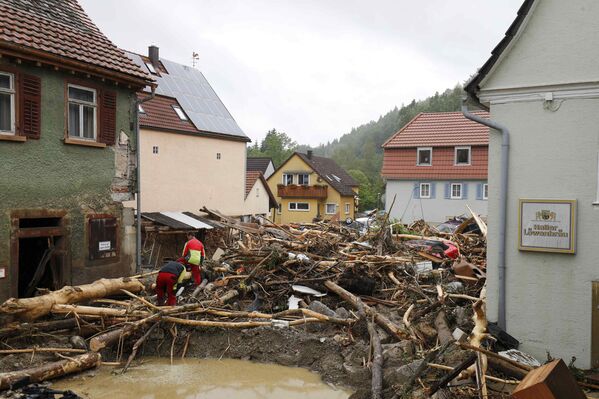Наводнение в Браунсбах, Германия
