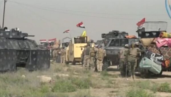 Наступление иракских военных на захваченный боевиками ИГ город Эль-Фаллуджа