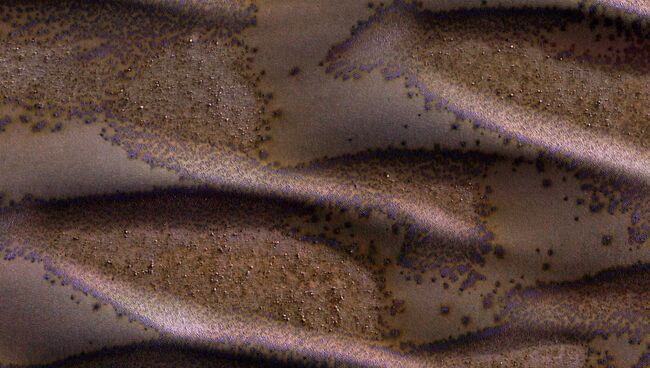 Песчаные дюны на Марсе. Архивное фото